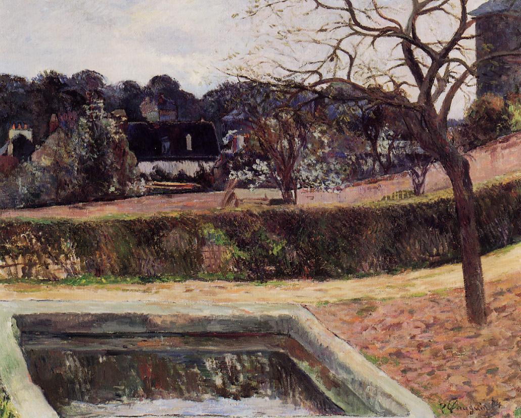 The square pond 1884